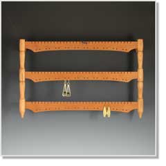 3 Bar Wallmount Earring Holder